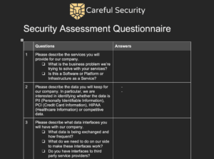 security-assessment-questionare